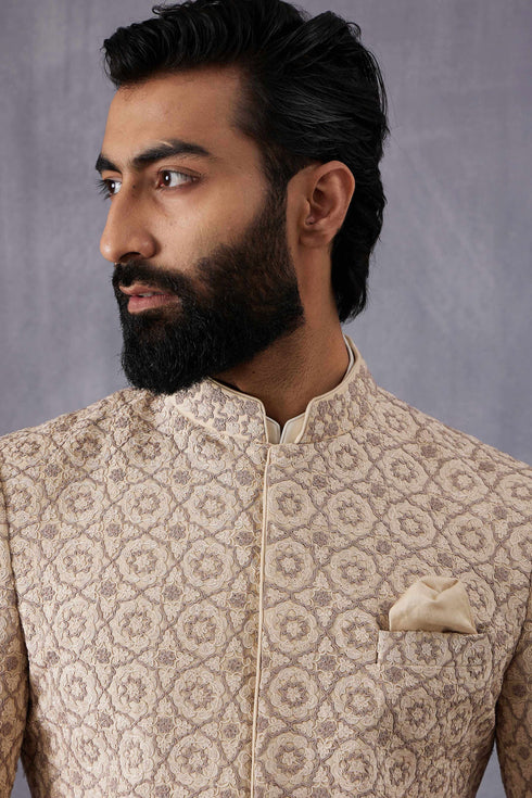 Dori Embroidered Bandhgala Set